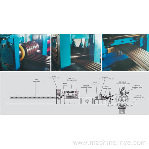 Flat Bar Slitting Cut To Length Line